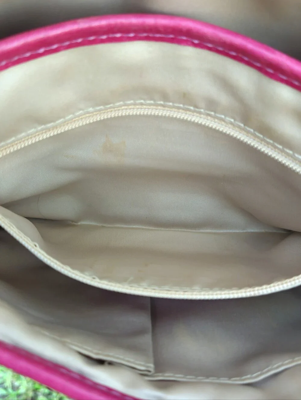 Coach Soho Mini Flap Bag 11860 Pink Fuchsia Signature Canvas Y2K Buckle